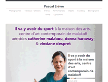 Tablet Screenshot of lievre.fr